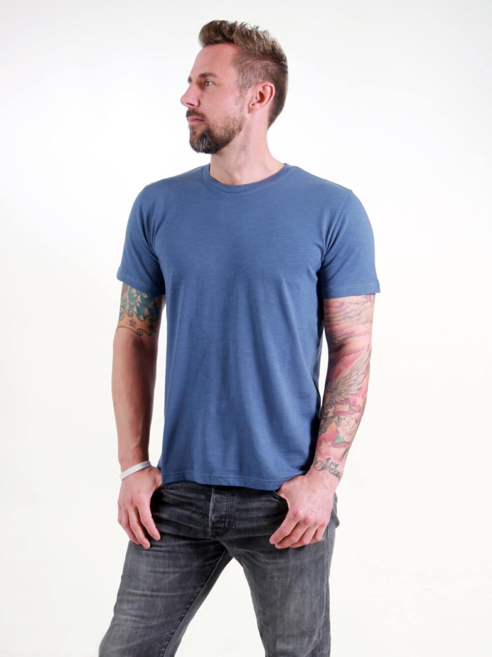 Basic T-Shirt Man dark blue