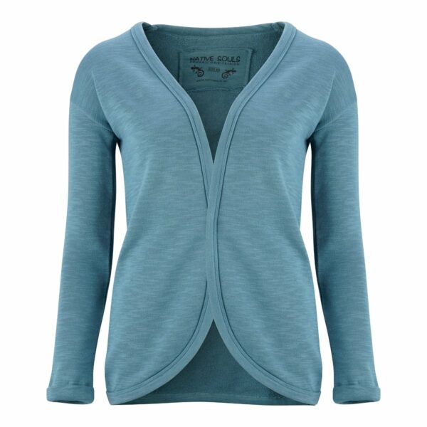 fair trade und organic, Cardigan aus Bio Baumwolle, nachhaltig und vegan hergestellt