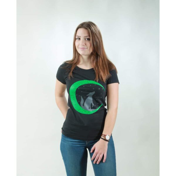 t-shirt damen night black