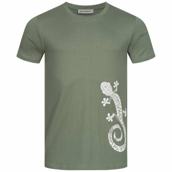 T-Shirt Herren - Gecko - moss green