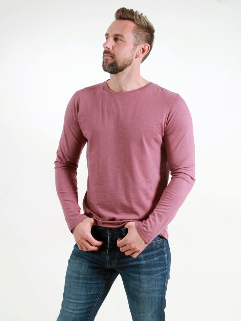 Basic Longsleeve Man berry