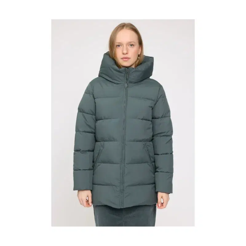Basic Mid Length Puffer Jacket Damen bottle