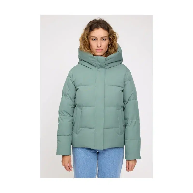 Basic Puffer Jacket Damen jade
