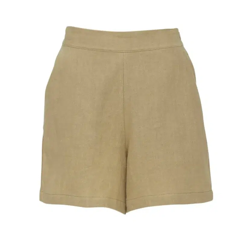 Mazine Linen Pinki Shorts sandy olive