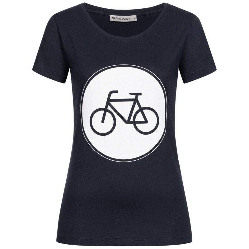 T-Shirt Damen - Bike - navy