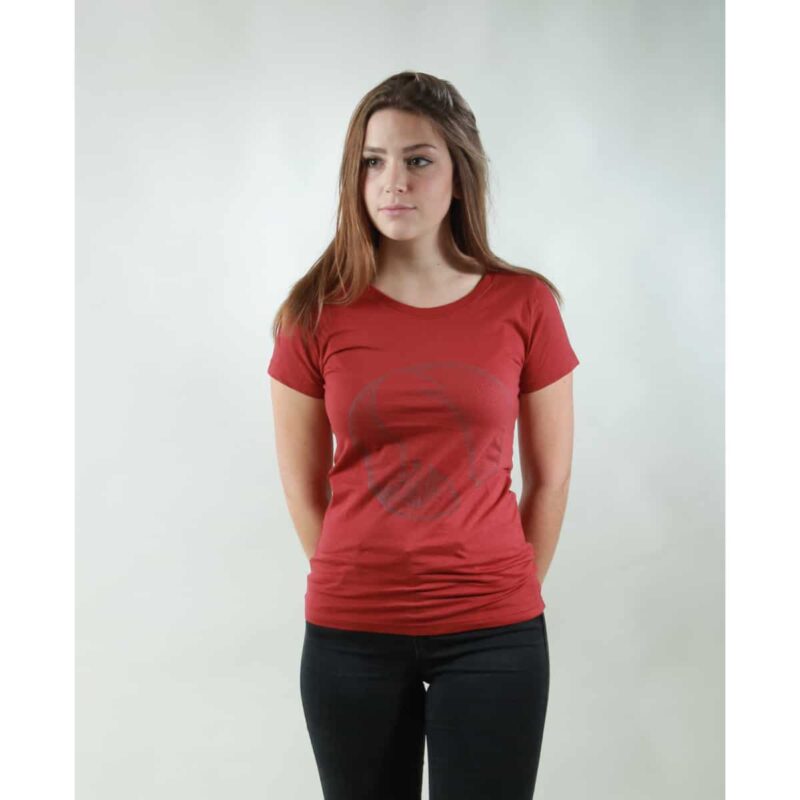 t-shirt damen crows red