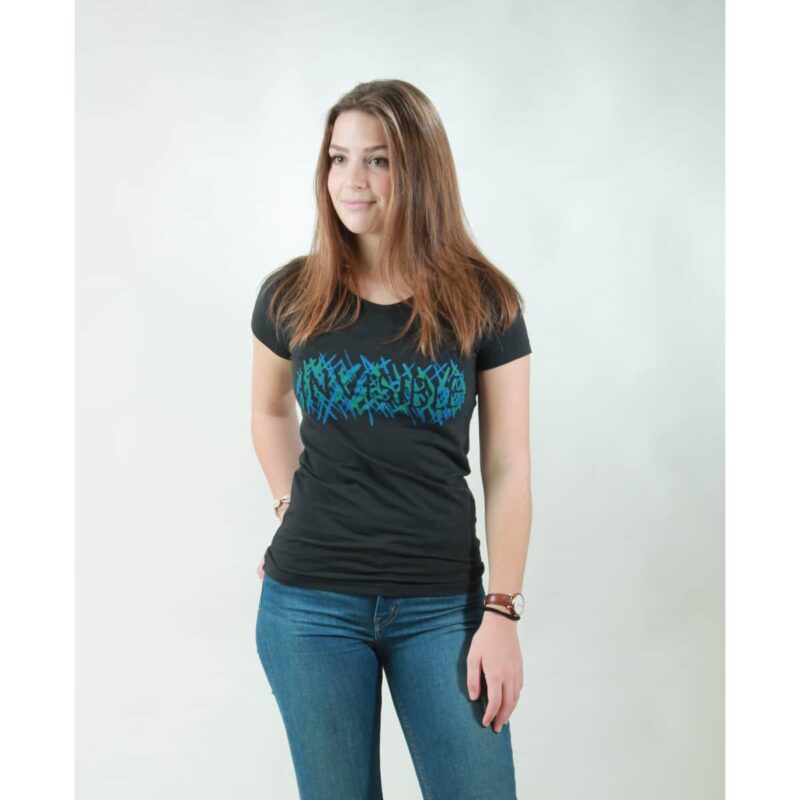 t-shirt damen invisible black