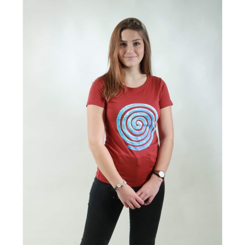 t-shirt damen loop red
