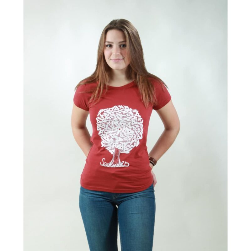t-shirt damen soulmates red