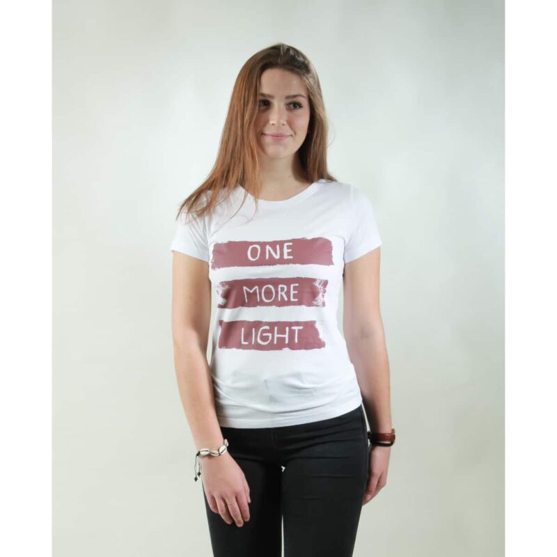 t-shirt damen light white