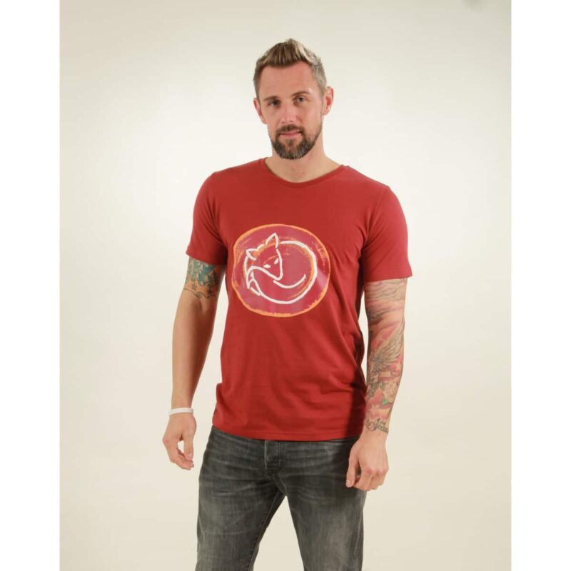 t-shirt herren fox red