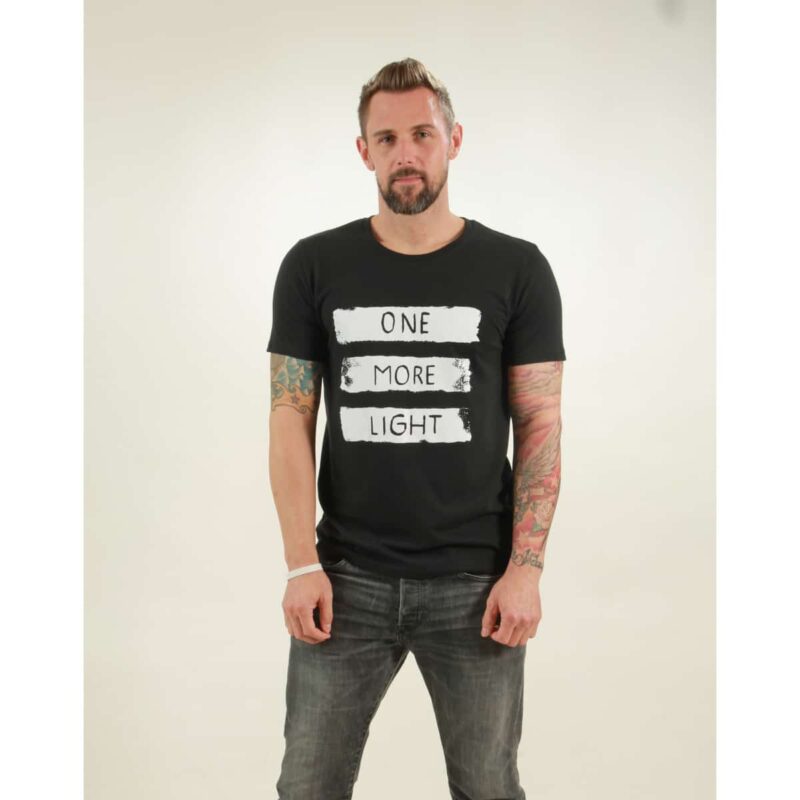 t-shirt herren light black