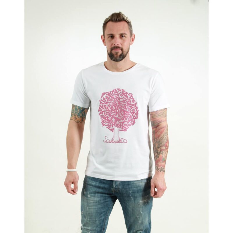 t-shirt herren soulmates white