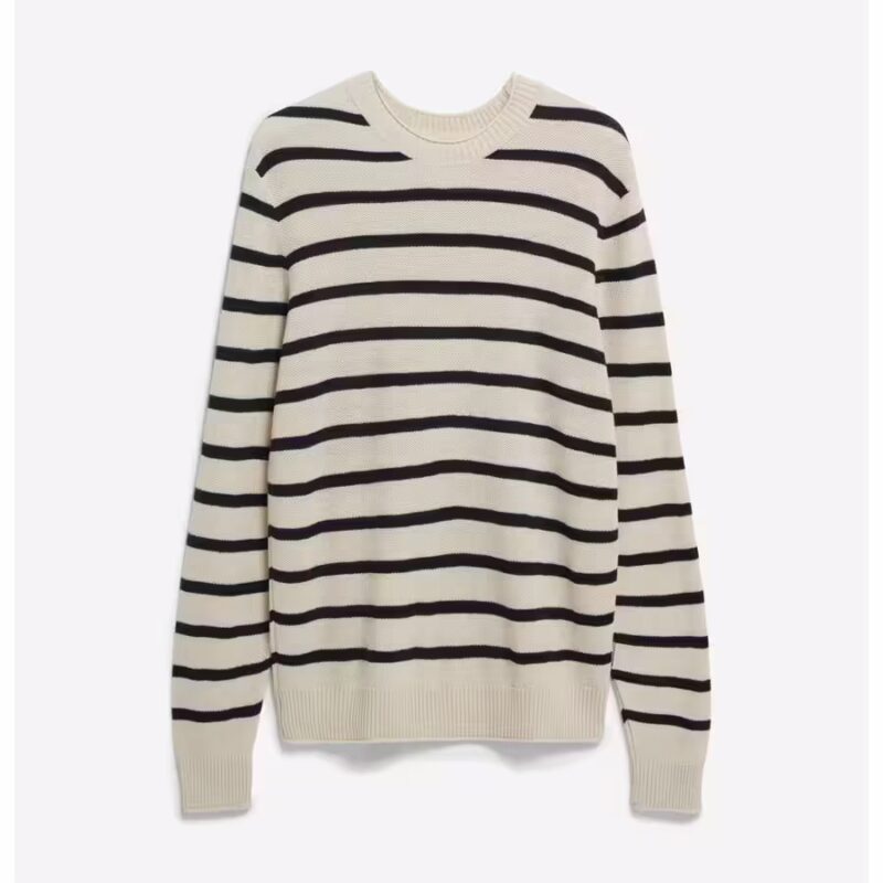 ajaani lino stripes rawwhite-black