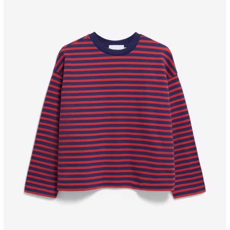 frankaa maarlen stripe bluenoon coralblush