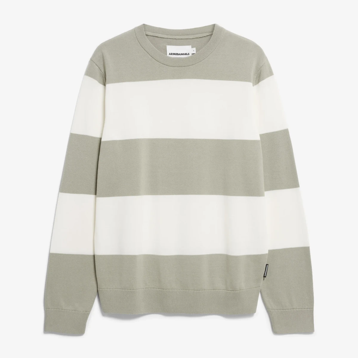 Loukaa Stripes seagreen - oatmilk