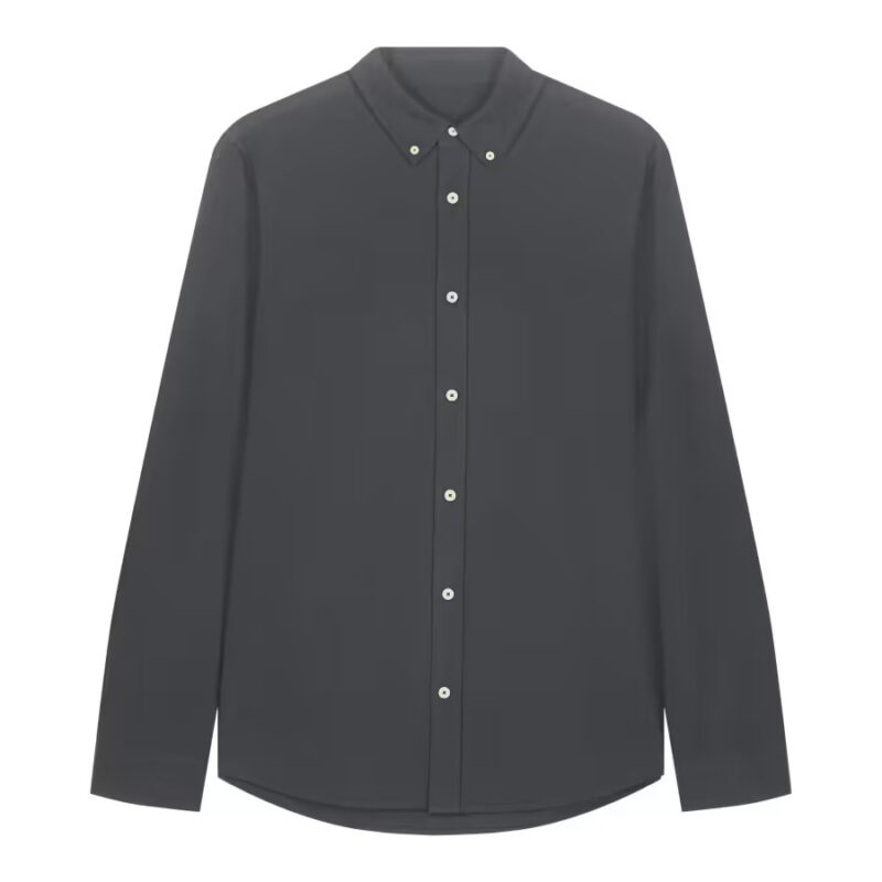 Oxford Hemd Herren anthracite