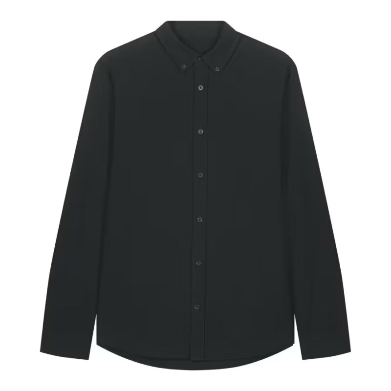 Oxford Hemd Herren black