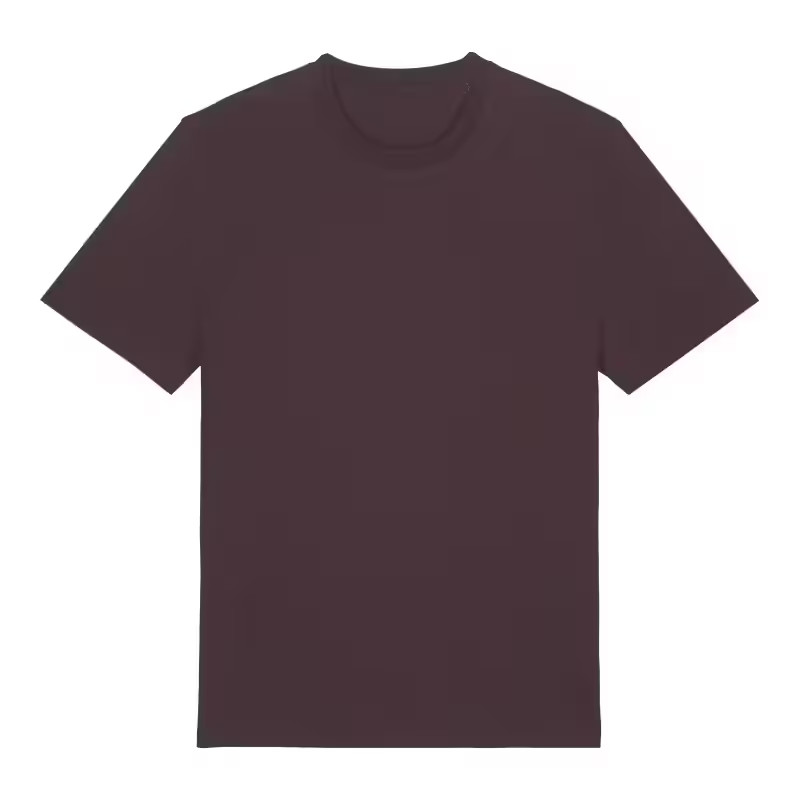 T-Shirt Basic Herren dark aubergine